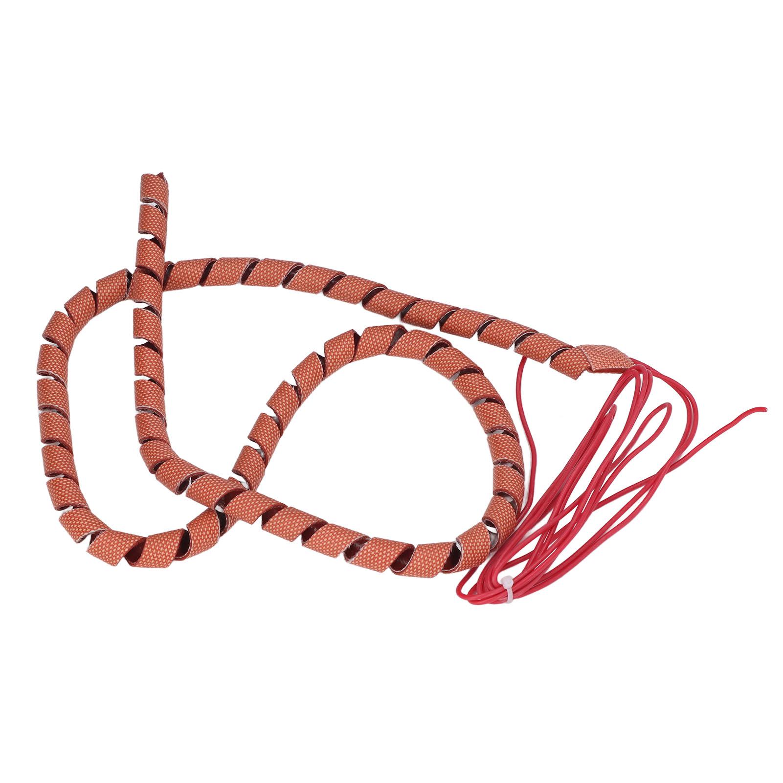 Cmperipheral Spiral Silicone Heating Tape Pipe Heating Heat Trace Cable Wrap For Freeze Protection 220V 70W