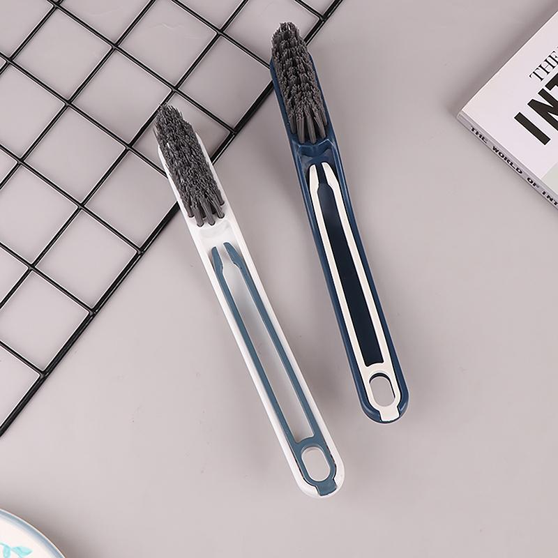 2-In-1Multipurpose Bathroom Tile Floor Gap Cleaning Brush Window Groove Brush Convenient Household Corner Cleaning Tools