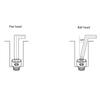GetUniversal T-Handle Hexagonal Wrench Spanner 2/2.5/3/4/5/6/8/10mm Flat/Ball End Perfect for DIY and Professional Use