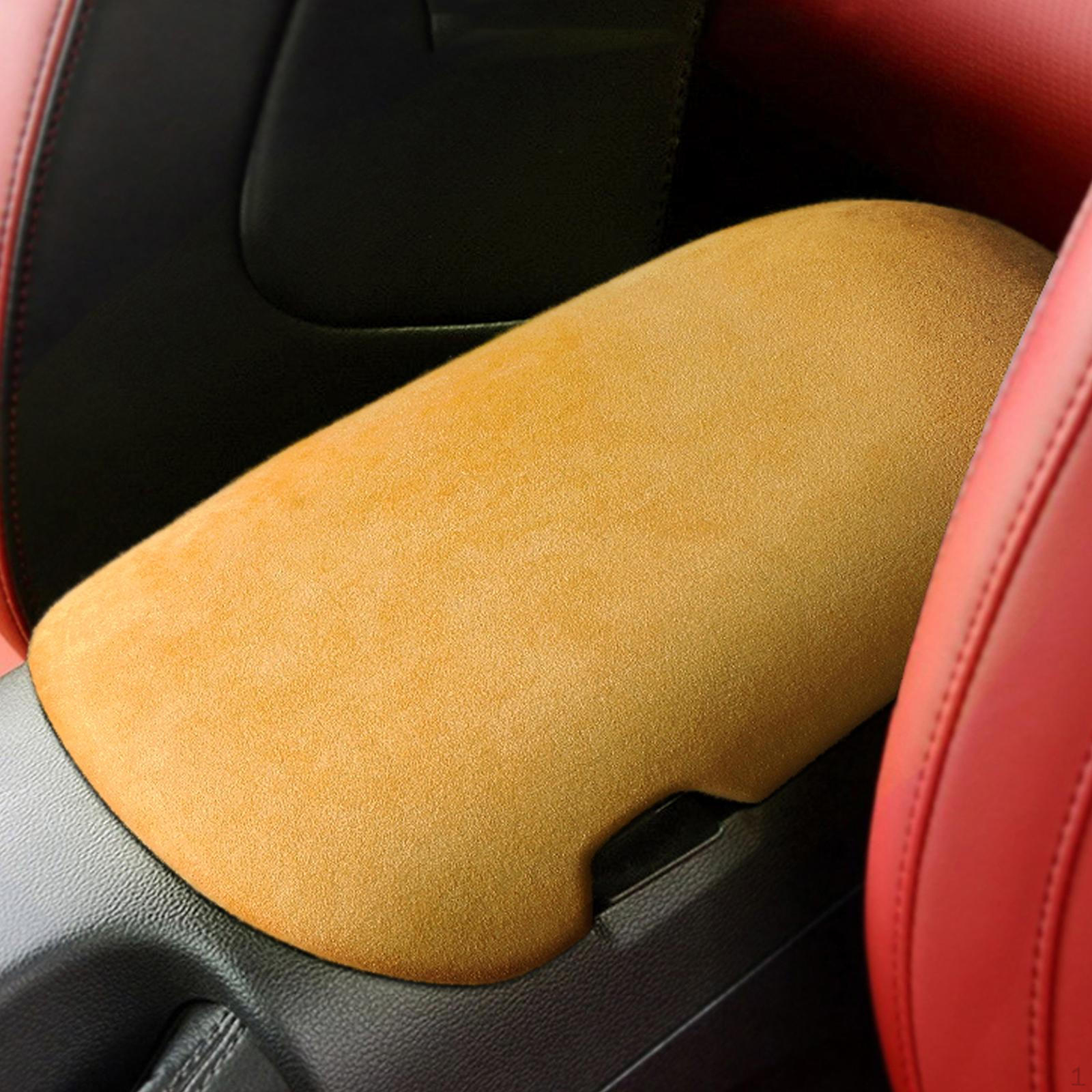 Console Armrest Cover, Arm Cushion, Anti Scratch for ,Soft Suede Cover Decors