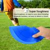 10pcs Disc Cone Set Soccer Training Sign Discs PE Pressure Resistant Cones Marker  Outdoor Training