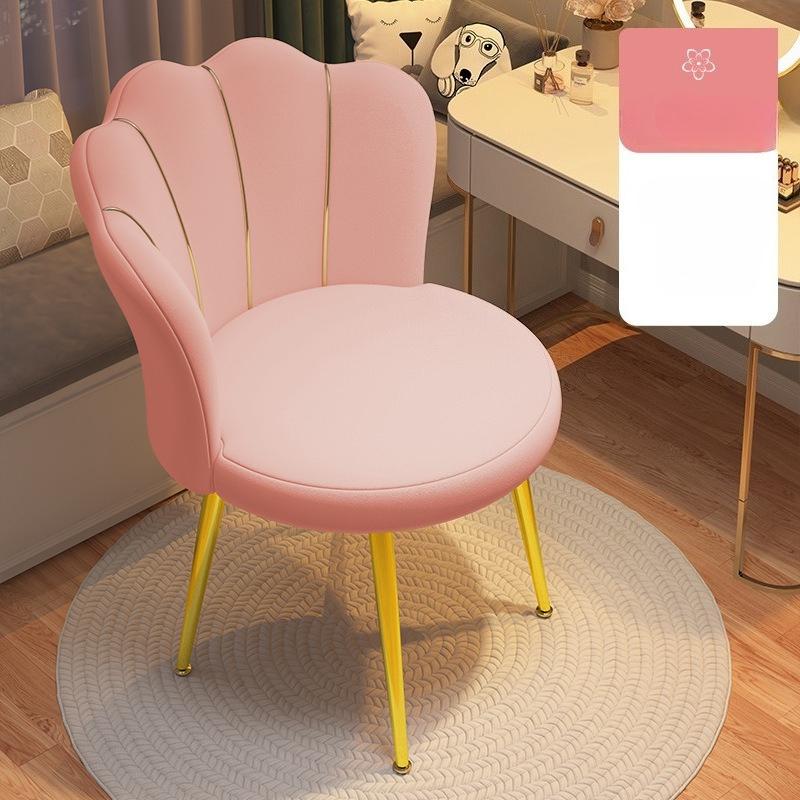 Elegant Tufted Dressing Stool for Bedroom Girls Women, Upholstered Princess Accent Desk Chair for Office Study