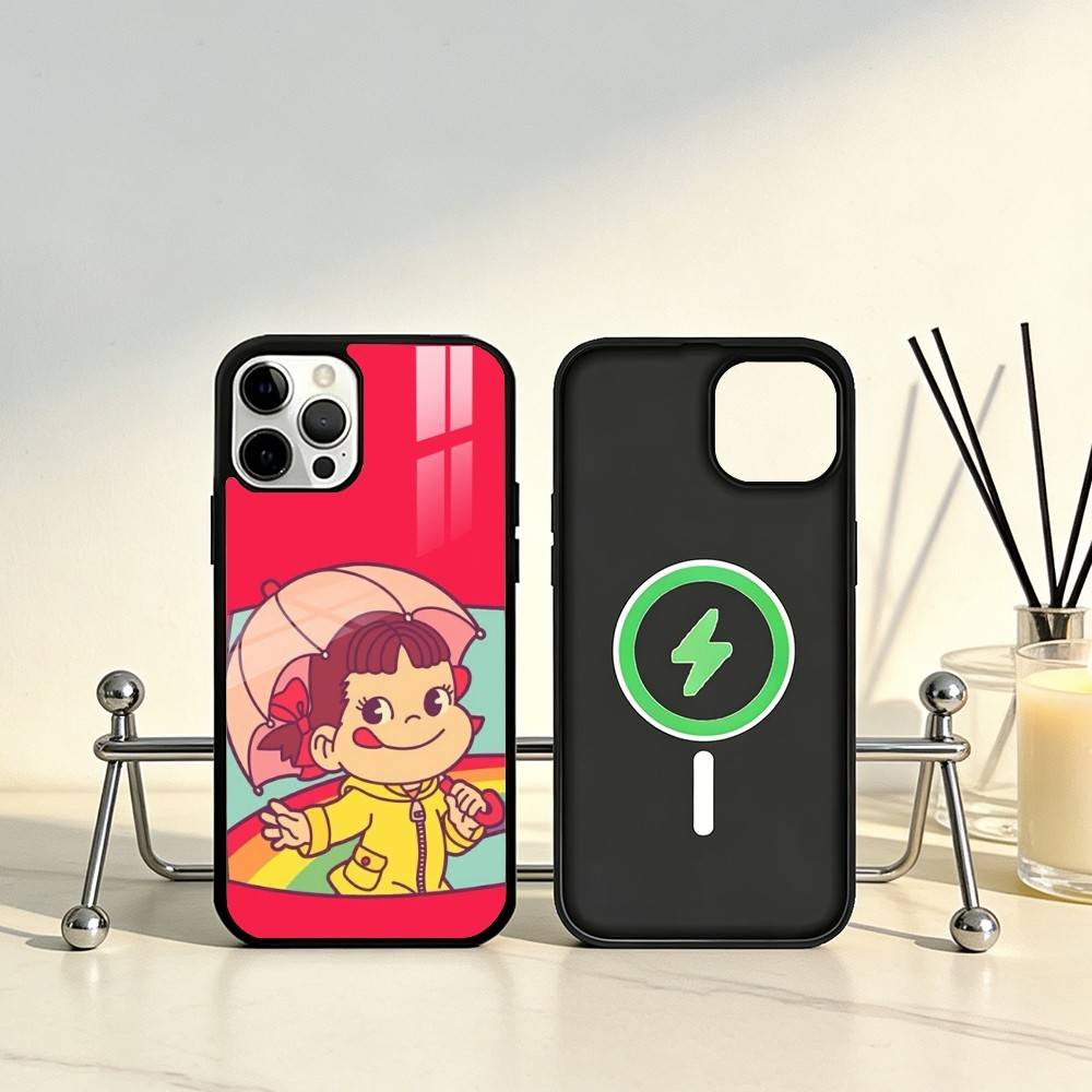 F-Fujiya-Milkys-Peko-C-Chan Phone Case For iPhone17,16,15,14,13,12,11 Plus,Pro Max Magnetic For Magsafe Wireless Charging
