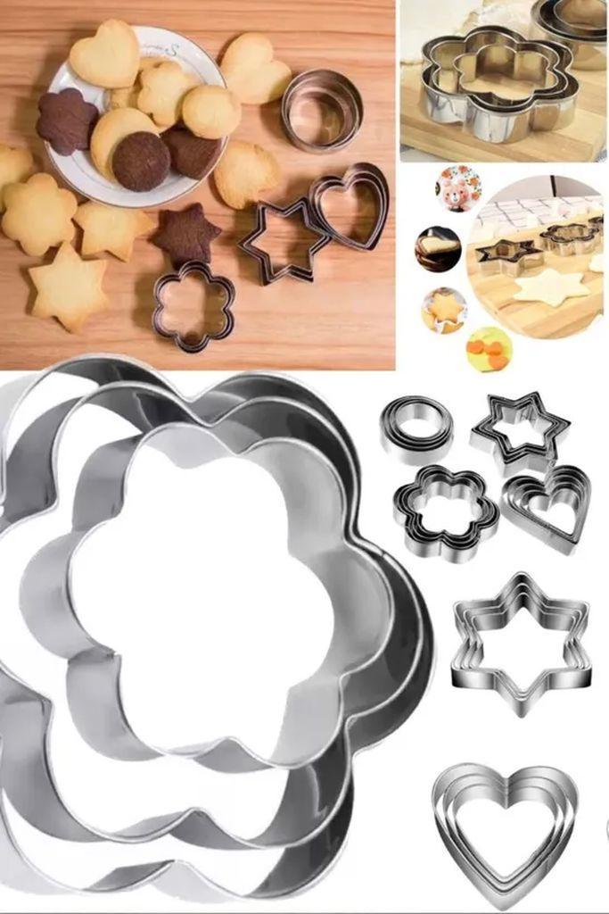 

SENMASY Heart-House Star круглая модель, форма для печенья, 12 предметов