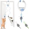 USB Wiederaufladbare Türhängende Automatische Kätzchenspielzeuge Katzenspielzeug zum Ärgern Zuhause