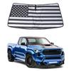 US Flag Car Sun Shade Windshield Window Sunshade Cover For Toyota Tacoma 2024+