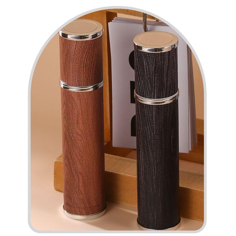 Wood Grain Spray Bottle 10ml Perfume Atomizer Bottle Ultra-fine Mist Fragrance Container Travel