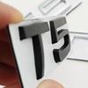 3D Metal Emblem for Car T5 T6 AWD Logo Rear Trunk Adhesive for Volvo S90 S60 V90 V60 XC90 XC60 T6 T5 AWD Accessories