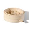 With Handle Bamboo Steamer Round Stuffed Bun Steamer Household Bamboo Steam Basket  Dumpling
