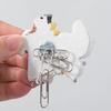 Set of 4pcs Chef Figurine Statue Decorations Stickers for Kitchen Restaurant