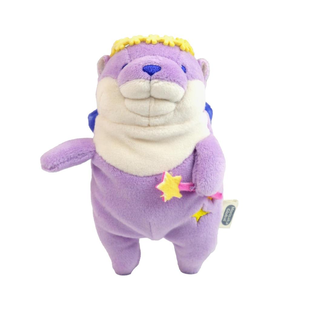 Morisaka Global Mochi Otter Fairy 7 X 6 X 14 Plush Perfect for Plush Soft To the Cute Mochi Series Mini, Purple, Cm, Otter, Fairy, Pastel,