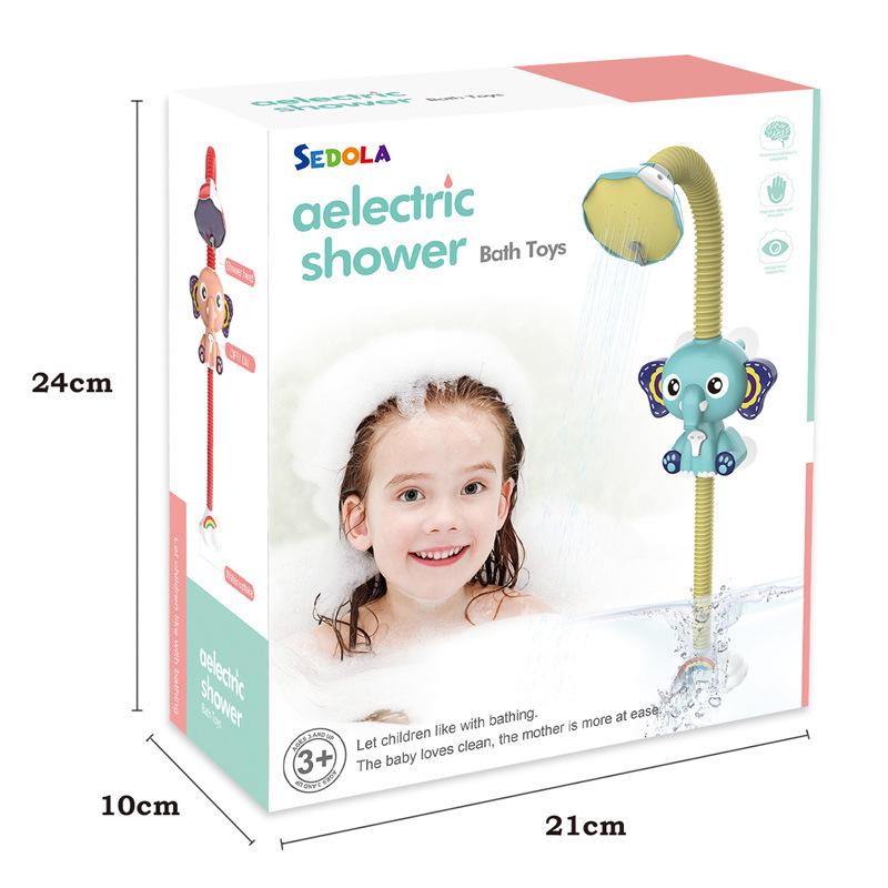 Electric Elephant Baby Bath Toy: Shower & Spray Water Fun