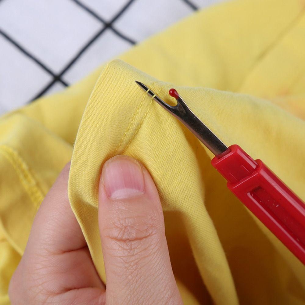 Easy Thread Removal Sewing Seam Set with Thread Snips with Storage Box Thread Remover Tools Wide Application Multi-functional