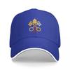 St. Andrews Cross of the Vatican Flag - The Crossed Keys Baseball Cap Fashion Beach Snap Back Hat Golf Golf Wear Unisex Women's