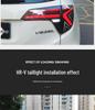 LED Tail Light Assembly with Flowing Turn Signal for 15-22 Honda Vezel - Reversing & Daytime Running Lights