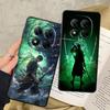 One Piece Cool Green Zoro Case for Xiaomi Redmi Note 10S 9S 7 8 12s 13 14 Pro Plus 9 10 11 12 Pro 11s Black Soft Phone Cover