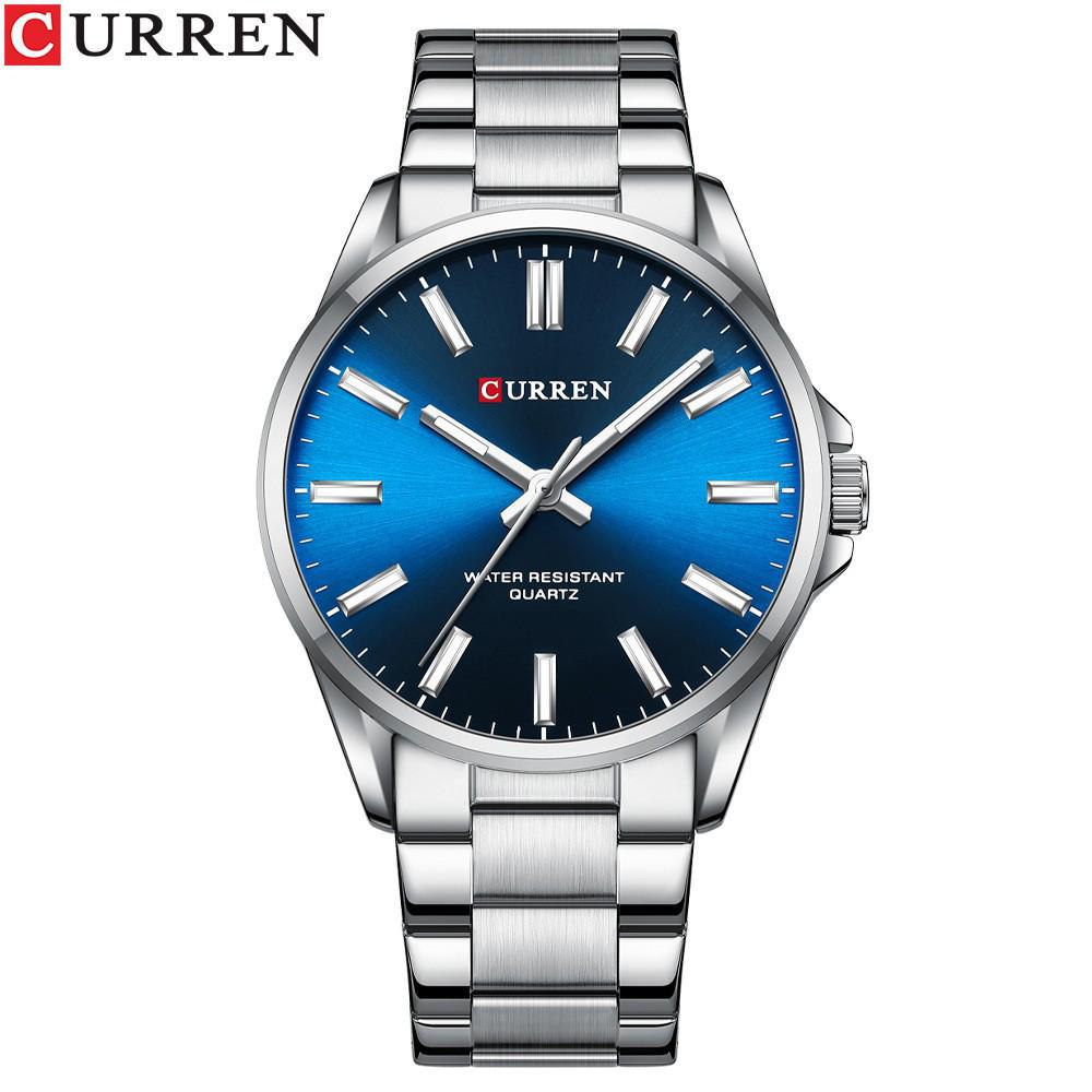 Curren Kairui 9090: Herren-Stahlarmbanduhr & Damen-Quarz-Business-Uhren-Set.