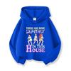 KPop Devil Hunter Huntrix Printed Short Hoodie Children's Casual Fashion Sports Hoodie
