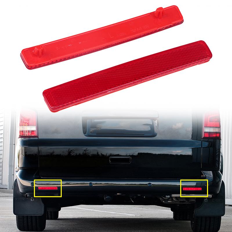 Red Rear Bumper Reflector for VW Caravelle (T5) 2003-2015 7E0945105C 7E0945106C