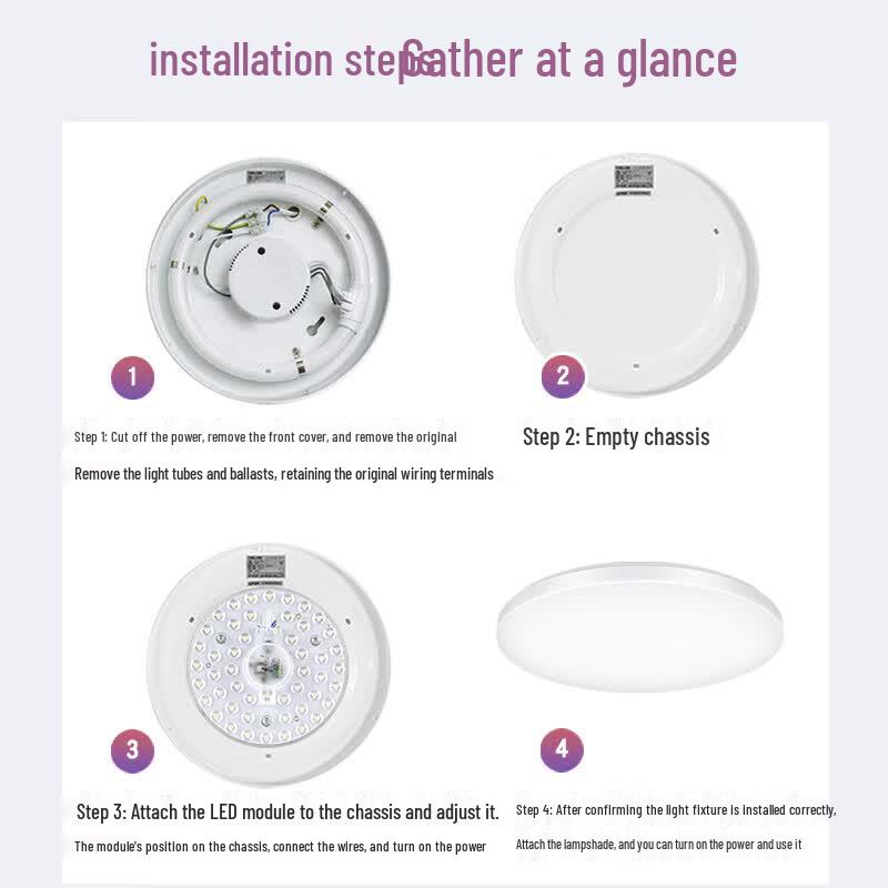 Jin Yu Lai LED Ceiling Light Replacement Module