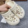Butterfly Fashion Shoe Accessory Set, Decorative Shoe Buckles, Removable, Suitable for Sandals and Flip-flops.