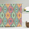 Bohemian Shower Curtains Retro Colorful Boho Printed Bath Curtain Polyester Fabric Home Decor Mosaic Shower Curtains with Hooks