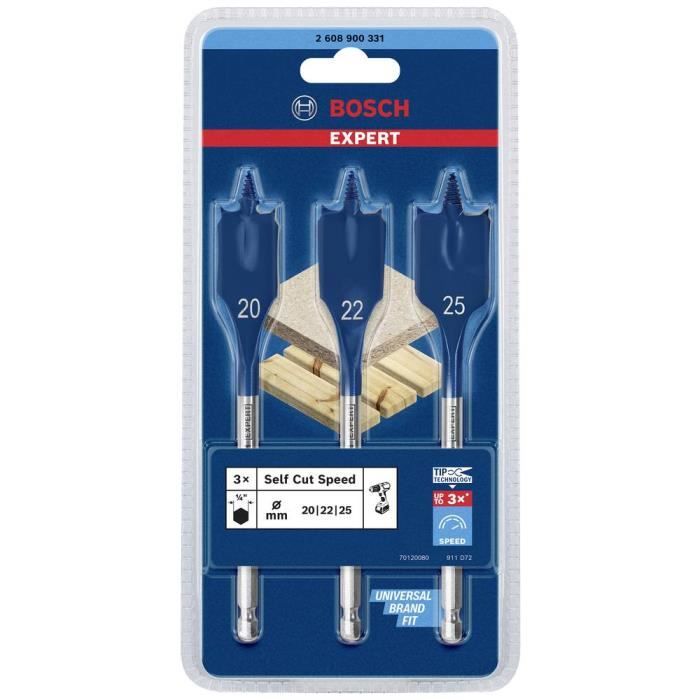 Set de forets - bosch - 13 pièces - hardceramic - multiconstruction - selfcutspeed
