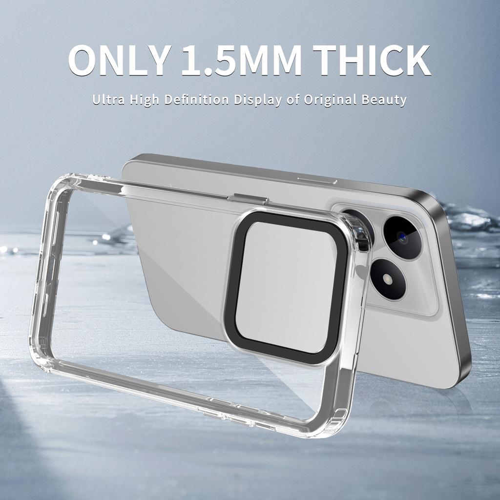 Dustproof Phone Cover for Realme C53 (Global)/Realme Narzo N53 4G Shell HD Clear PC+TPU Case
