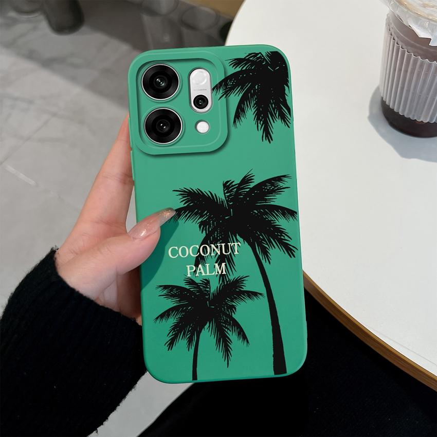 For Oppo Reno14 Pro 14F A5 A5X K13 Phone Cases Table Cartoon Cat Pattern Phone Case Camera Protection Shockproof Silicone Covers For Oppo Bumper Shell