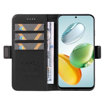 YIKATU YK-003 Für Honor Play 60 Plus 5G/Play 9T/X7c 4G/200 Smart 5G Hülle Brieftasche Ständer Leder Handyhülle