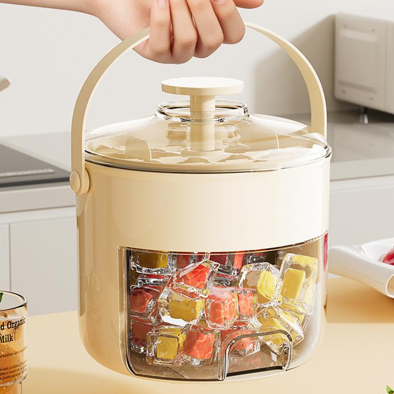 Ice Tray With Lid And Bin For Freezer Ice Ball Maker Mold Mini Circles IceCube Mold With Lid Making PCs For Cocktail Whiskey