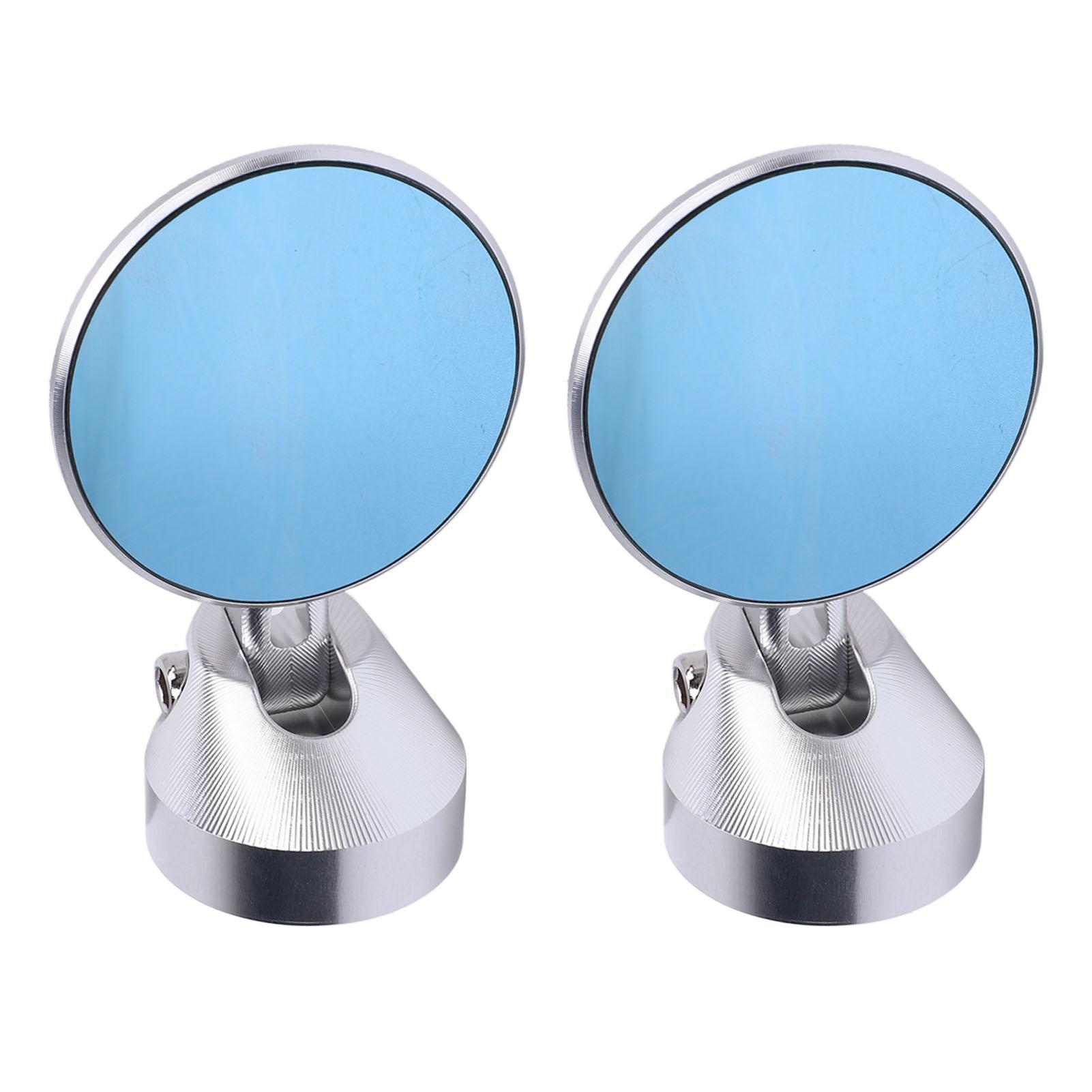 

2 Pcs Handlebar Rearview Side Mirror Clear Round CNC Replacement for Sprint 50 150 Prima 50 150 GTS150 250 300 2013 to 2024