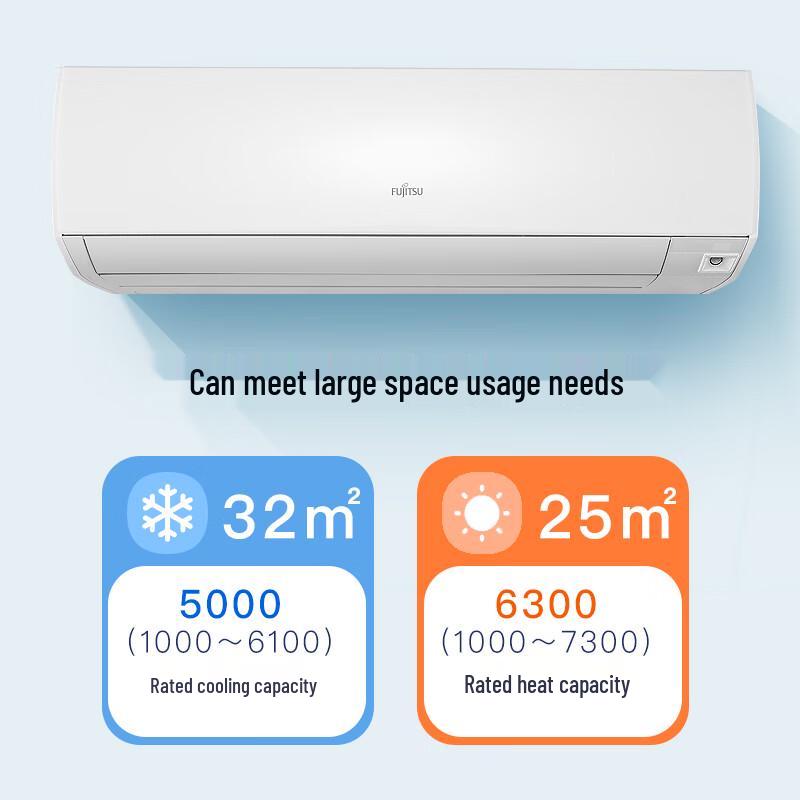 Fujitsu KM Series 2 HP Inverter Wall-Mounted Air Conditioner