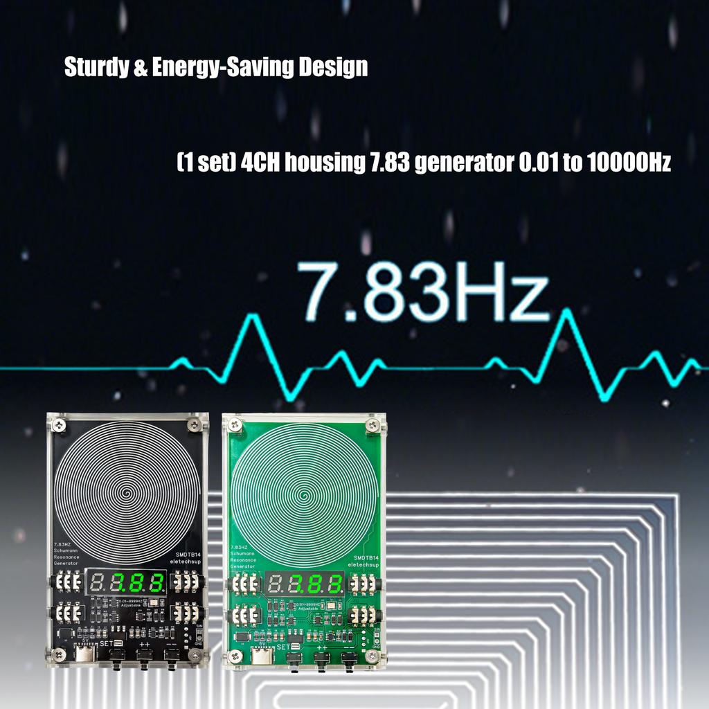 7.83Hz Schumann Resonances Generator for Home Office Low Frequency Stable Pulse Chip Waves Pulse Generator Board