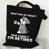 Cartoon Beagle Dog Print Canvas Tote Bag Fashion Animal Shoulder Shopping Bag for Men Women Teens