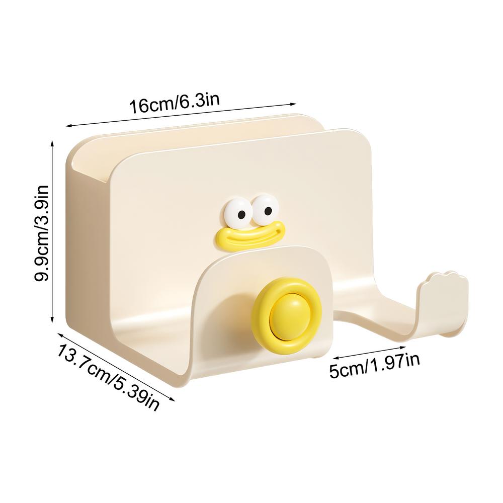 Hair Dryer Hanger Organizer Cute Wall-Mounted Hair Dryer Rack Safe and Harmless Organization Tool for Dormitory Family Bathroom