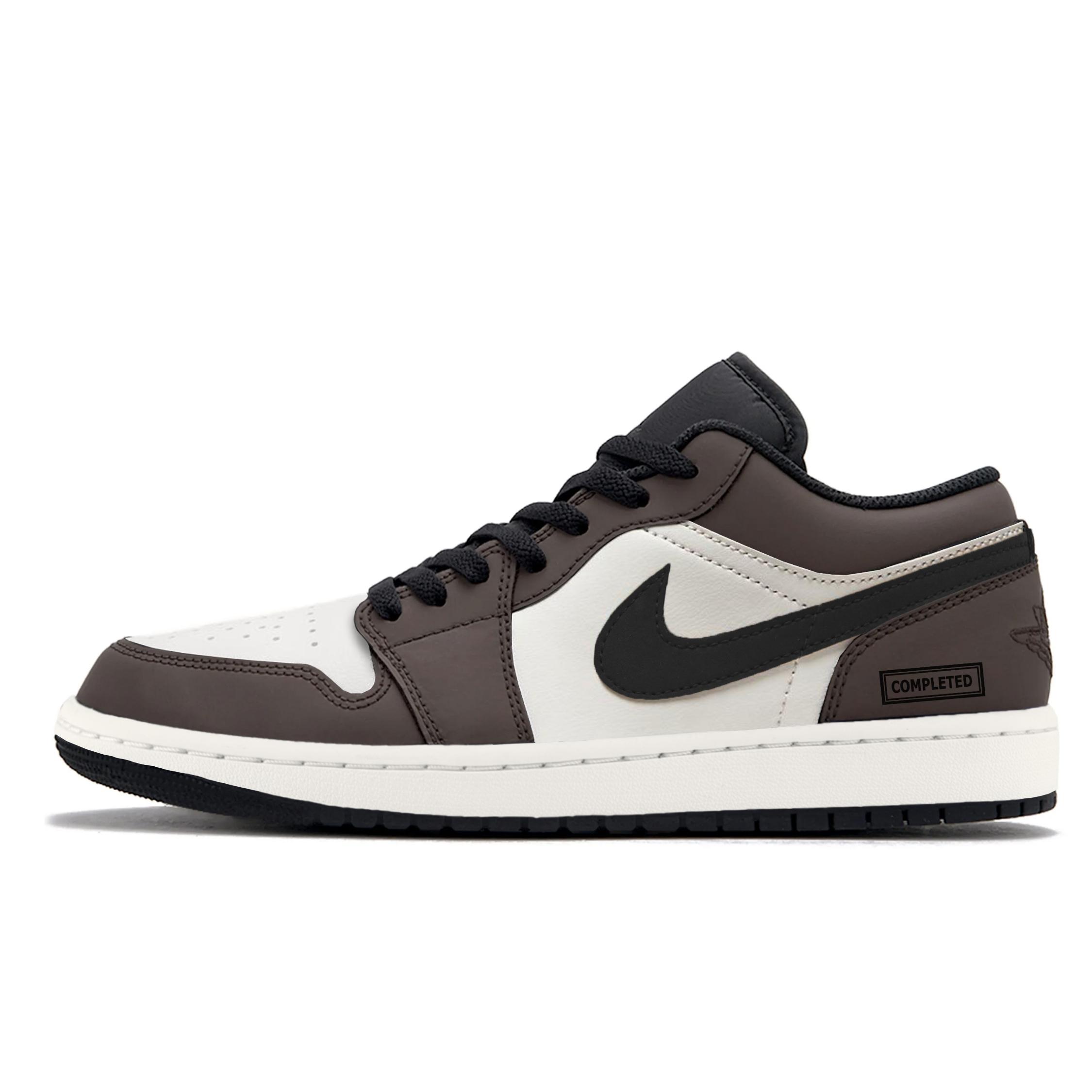 

Jordan Air Jordan 1 Lightweight Height Increasing Low top Vintage Basketball Shoes Men s Mocha 553558-165(Team1607-) 44
