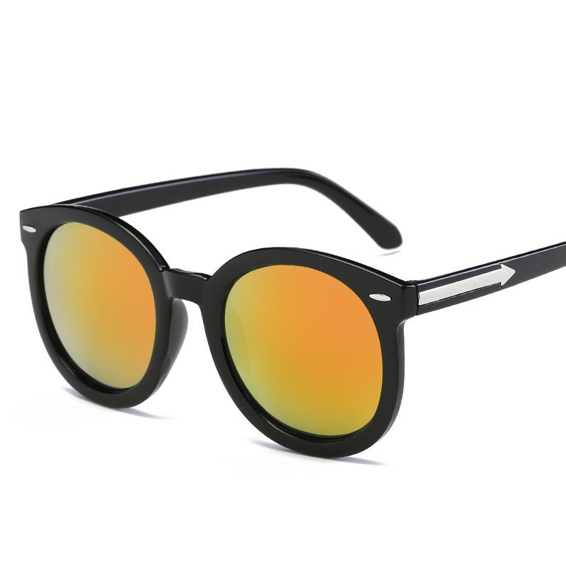 

JYL TS Round Sunglasses Women UV Protection Korean Transparent Style 15903 A-5253 лестощі