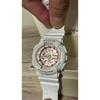 Used CASIO Baby-G White Pink Gold Watch