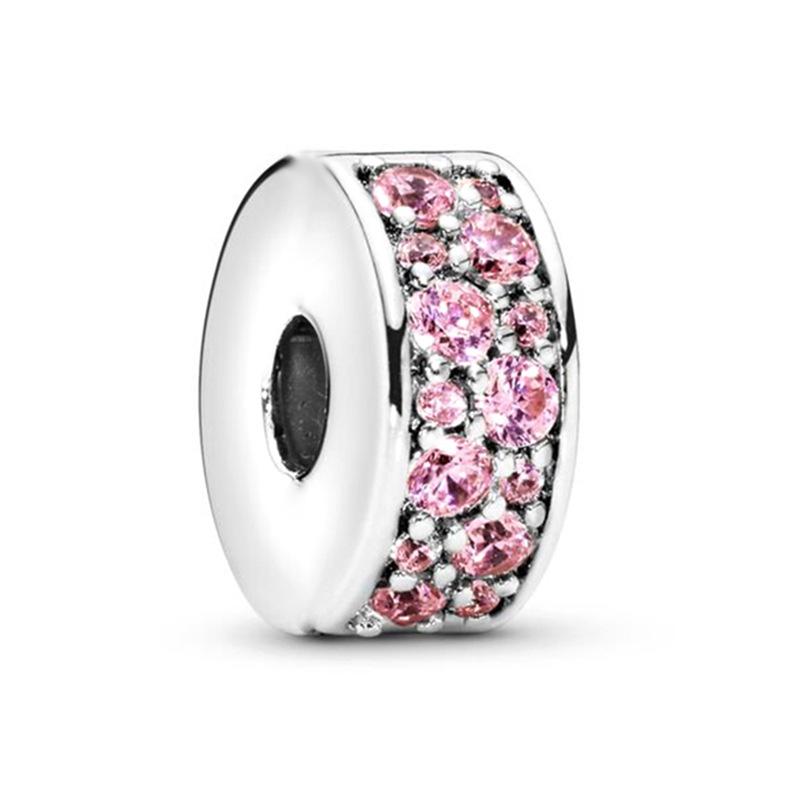 Original Copper Colorful Safety Buckle Star Starfish Shell Heart Bead Charms For Diy Bracelet Women Gift