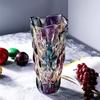 Glass Vases for Flowers Colorful Faux Crystal Decorative Vase for Floral Arrangements Wedding Table Centerpiece Housewarming Gifts