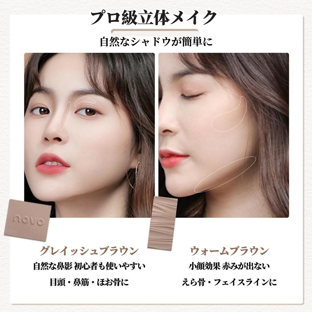 SWEET NIGHT Shading, Highlighting, and Nose Shadow Three-Color Contour Palette for a Sculpted Face and Slimming Effect. Creates natural shadows and