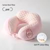 U-Shaped Cartoon Neck Pillow: Cute Embroidered Travel Pillow with Parent-Child Support