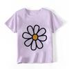 T-shirt per bambini Top Estate Stampa di cartoni animati Arcobaleno puro Moda a maniche corte Coniglio Simpatico Top multicolore di vendita caldo