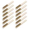 12pcs Wood Handle Wire Cleaning Brush Copper Wire Multi-Surface Cleaner  Industrial Use