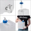 KADAX Water Canister Washbasin Container Canister Soap Dispenser Liquids 5L With Tap