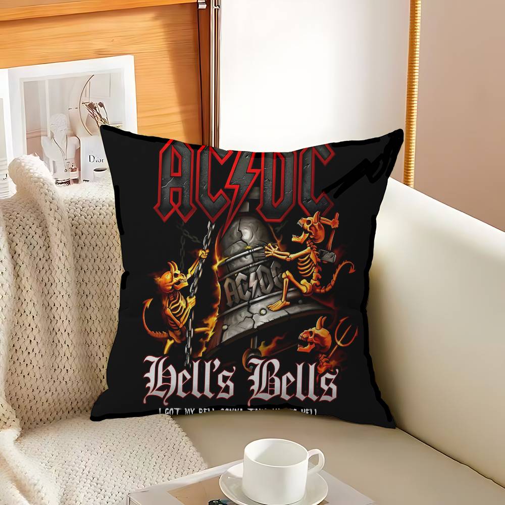 

A-AC D-DC Полоса Клен Дизайн Наволочка Счастливый Осенний Урожай декор Праздничный Декор Наволочка 12x12Inch