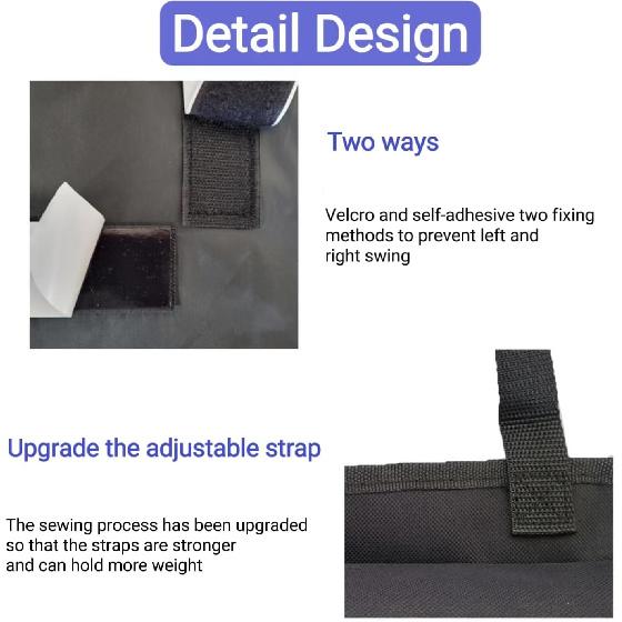 Car Trunk Organizer, Large Capacity Car Organizers And Storage With 8 Pockets, Waterproof Backseat Hanging Organizer For SUV, Truck, MPV, Interior