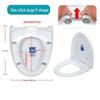 TLXT Soft-Close PP Toilet Seat Cover
