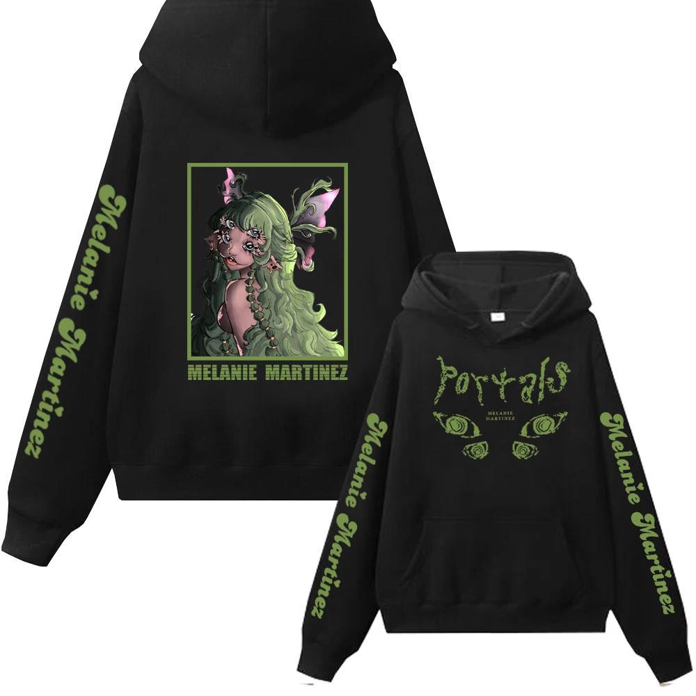 New Melanie Martinez Portals Tour Printe Hoodies Print Fashion Sweatshirt Hip Hop Casual Unisex Autumn Winter Fleece Tops Male